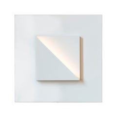 Kykladischer Wandleuchter mit quadratischem Rahmen