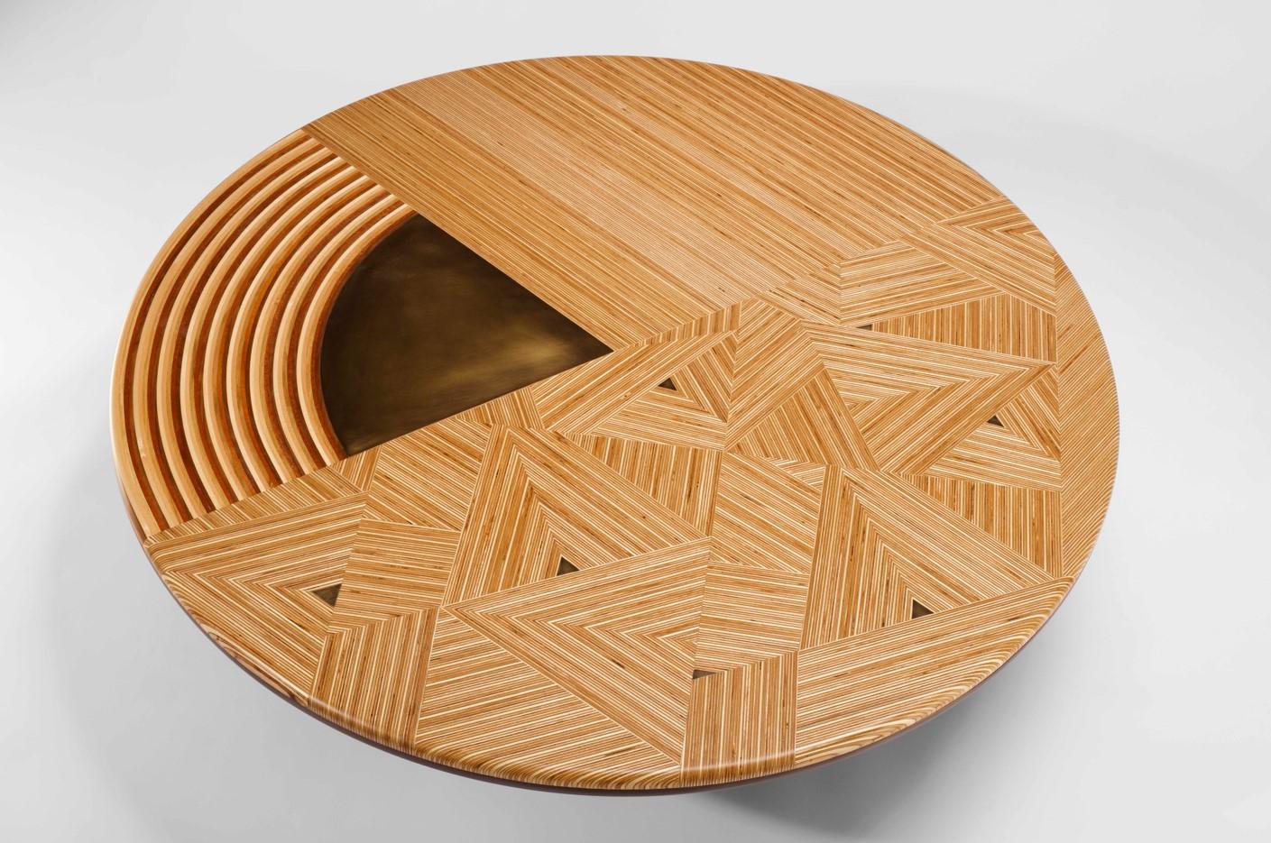 The coffee table crafted by Georges Mohasseb exemplifies a harmonious fusion of traditional craftsmanship, innovative design, and a meticulous attention to materiality that renders it truly unique and special.

Central to the table's exceptional