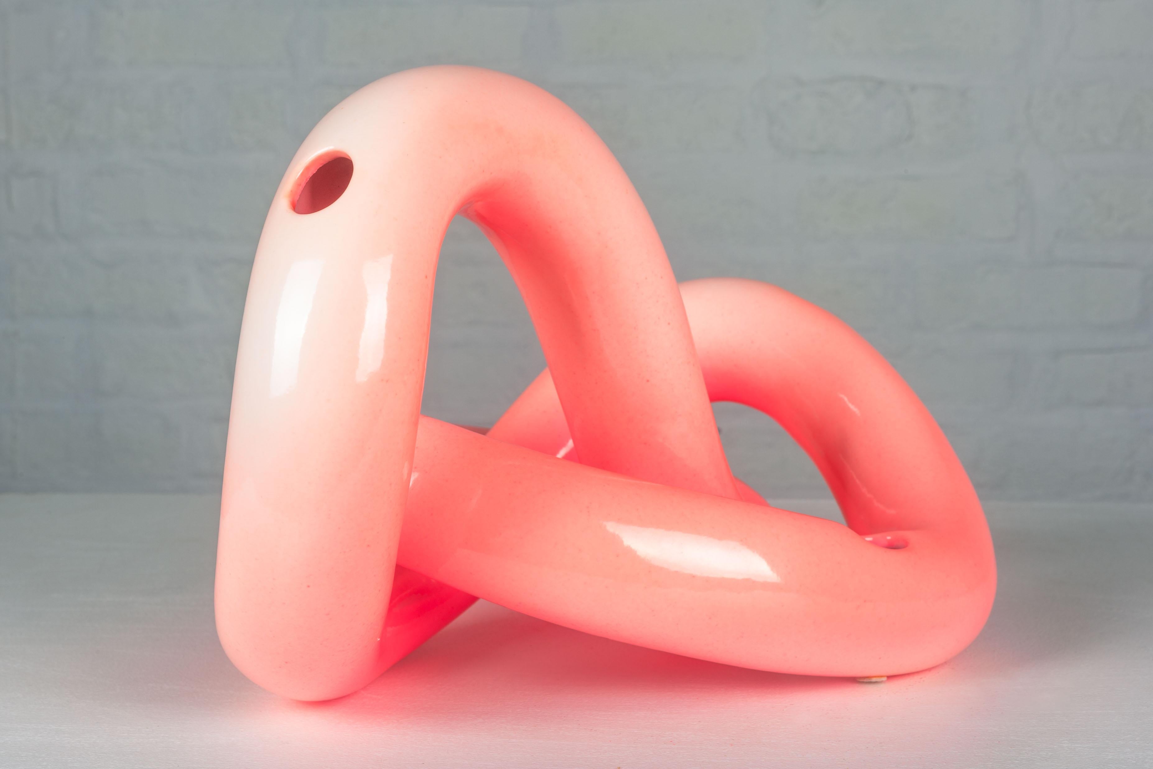 Cyclik, Large Pink Vase by Karim Rashid for Bitossi in 2000, Limited Edition 79 For Sale 10