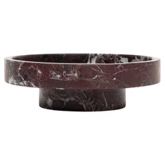 “Cyclo” Rosso Levanto Marble Bowl