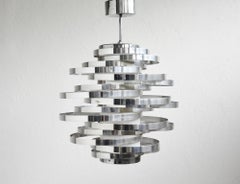 "Cyclone" pendant lamp by Gaetano Sciolari, Italy 1965-1970