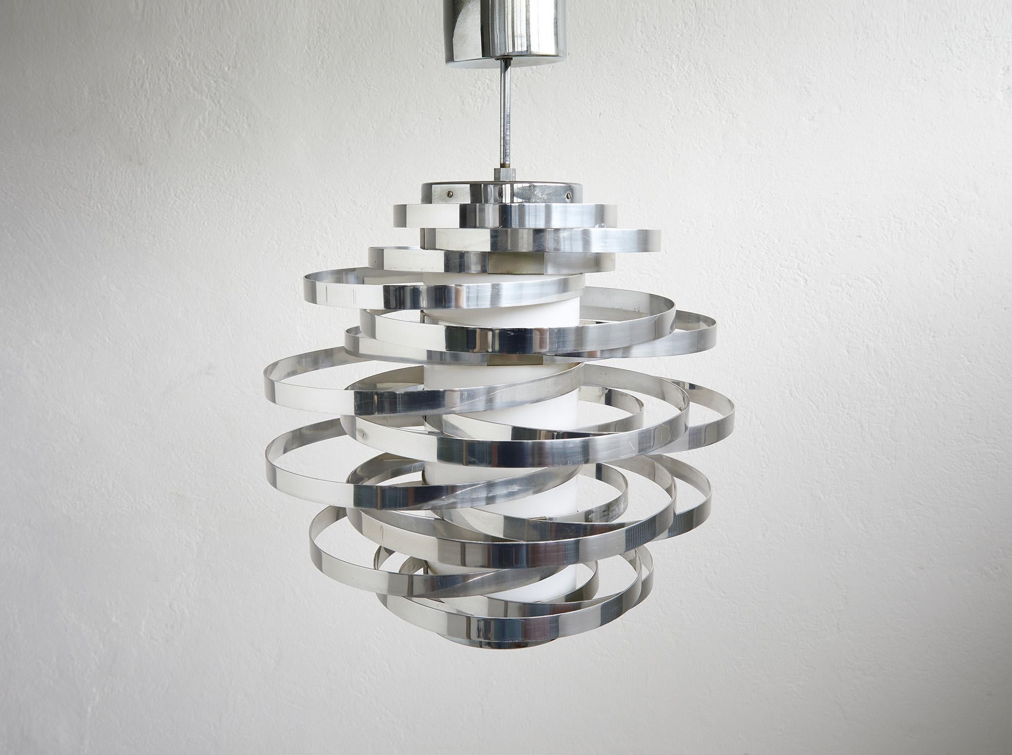 Pendelleuchte „Cyclone“ von Gaetano Sciolari, Italien 1965-1970 (Moderne der Mitte des Jahrhunderts) im Angebot