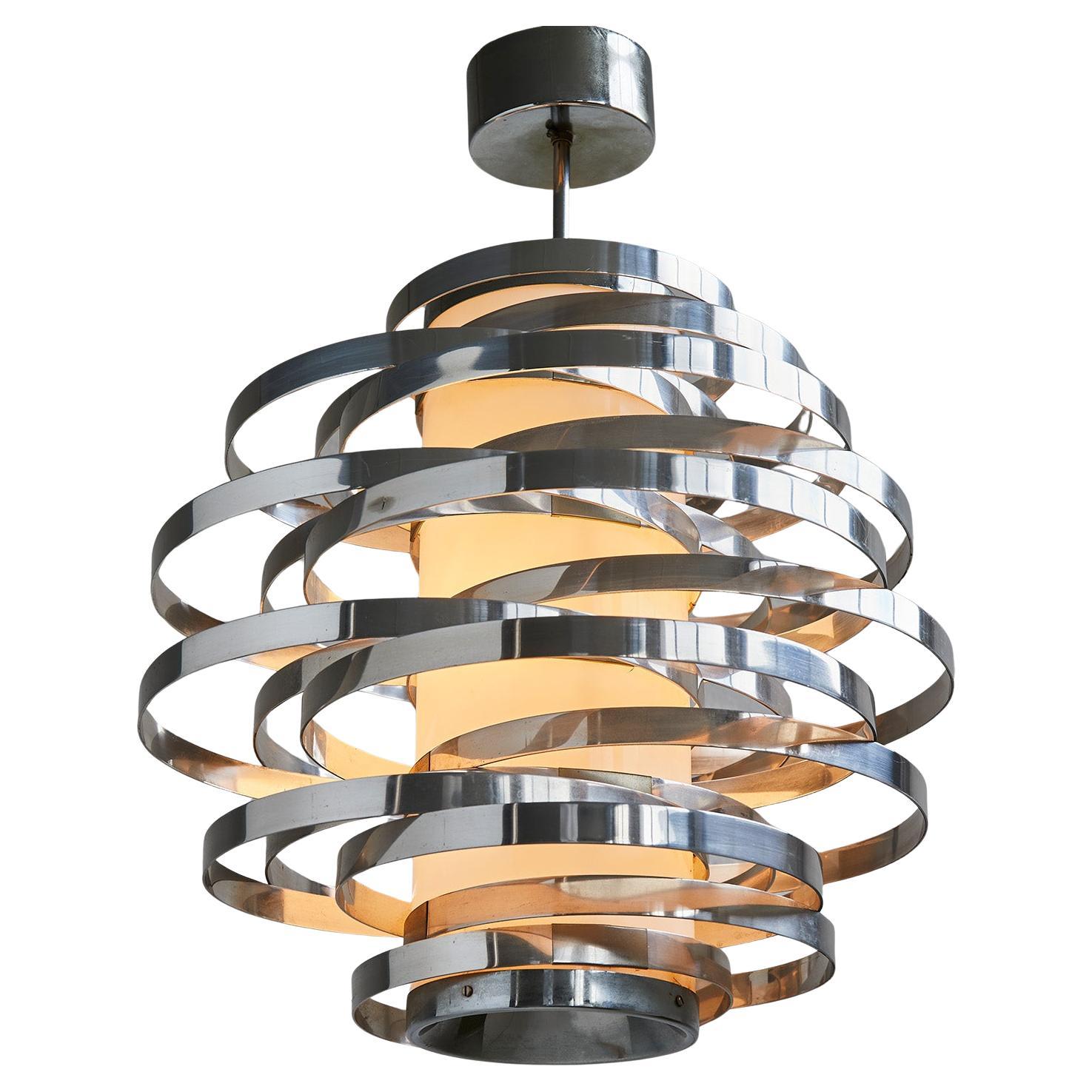 Lampe suspendue Cyclone de Gaetano Sciolari, Italie 1965-1970