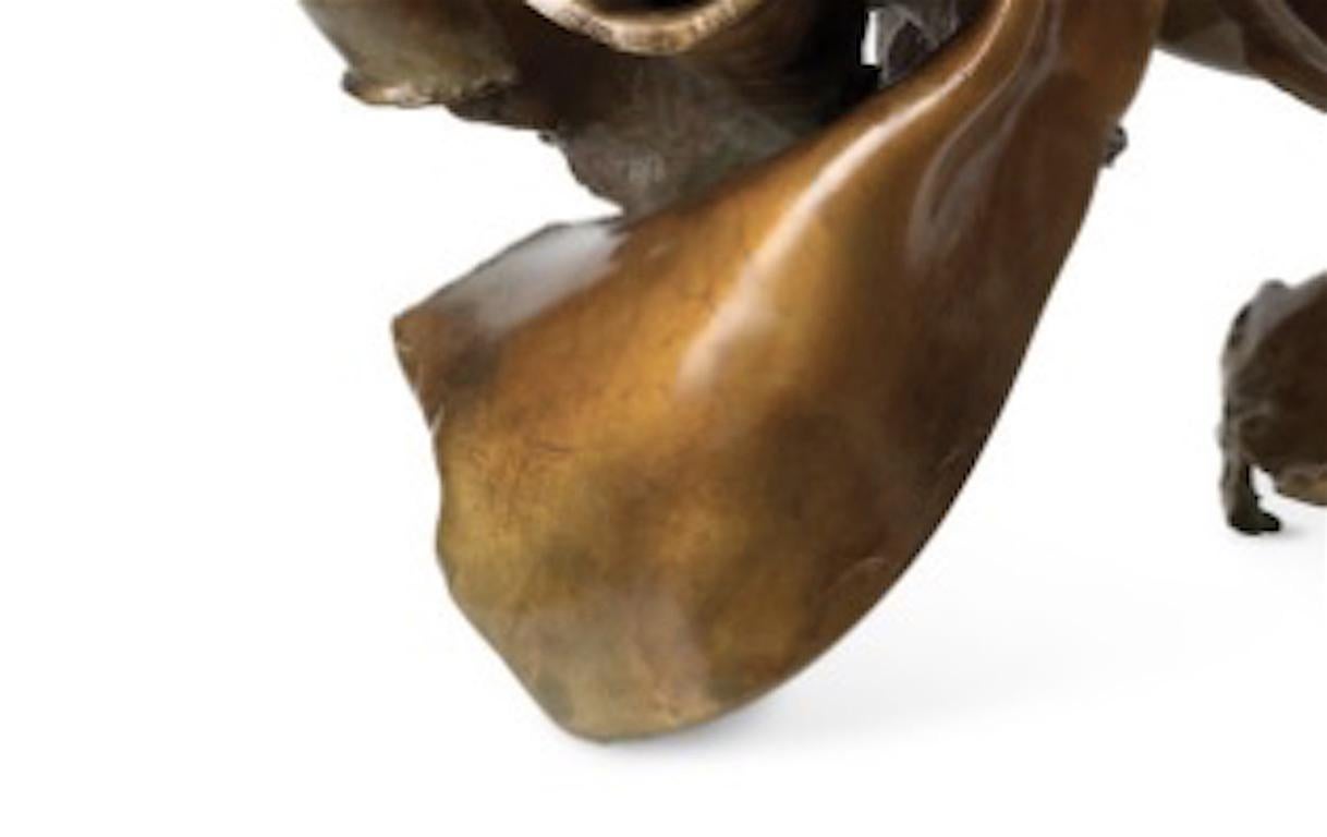 Américain Sculpture abstraite en bronze « Cyclone » de Tristan Govignon en vente
