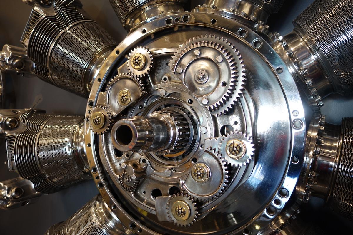 Sculpture de moteur radial d'avion Wright R-1820 « Cyclone » en vente 6