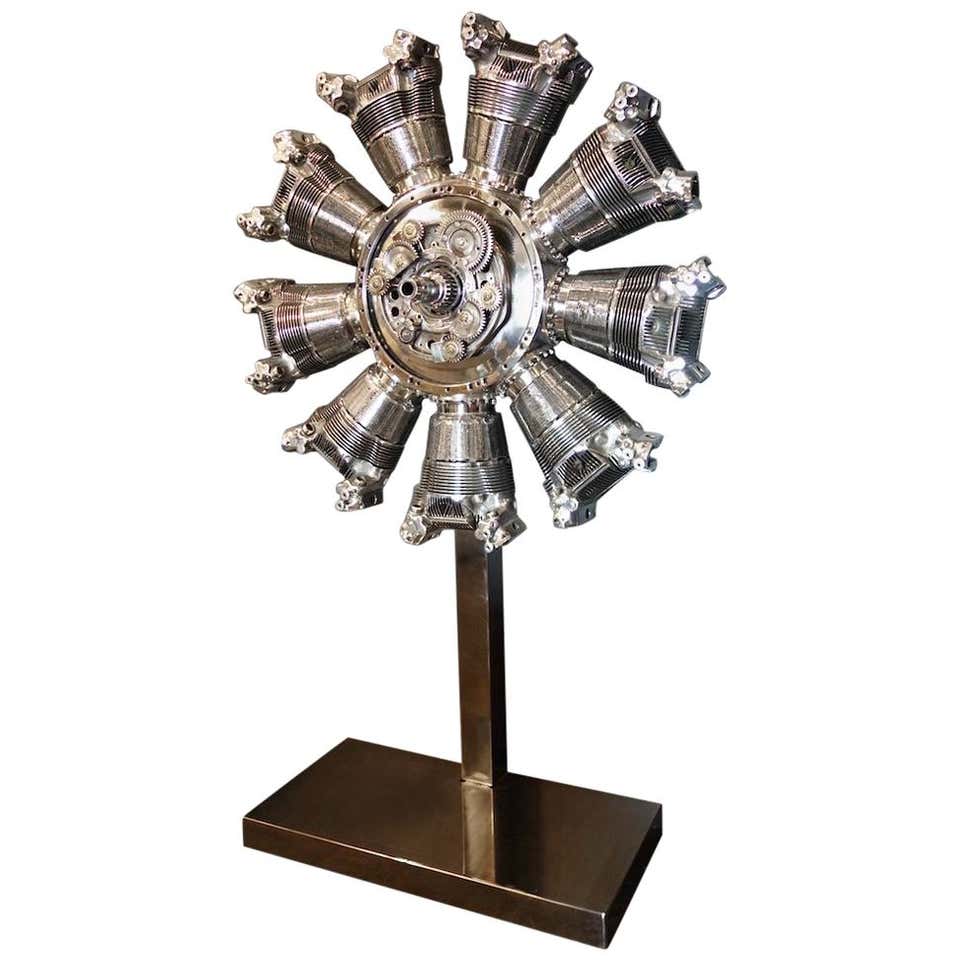 'Cyclone' Wright R-1820 Aircraft Radial Engine Sculpture For Sale at ...