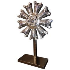 Sculpture de moteur radial d'avion Wright R-1820 « Cyclone »
