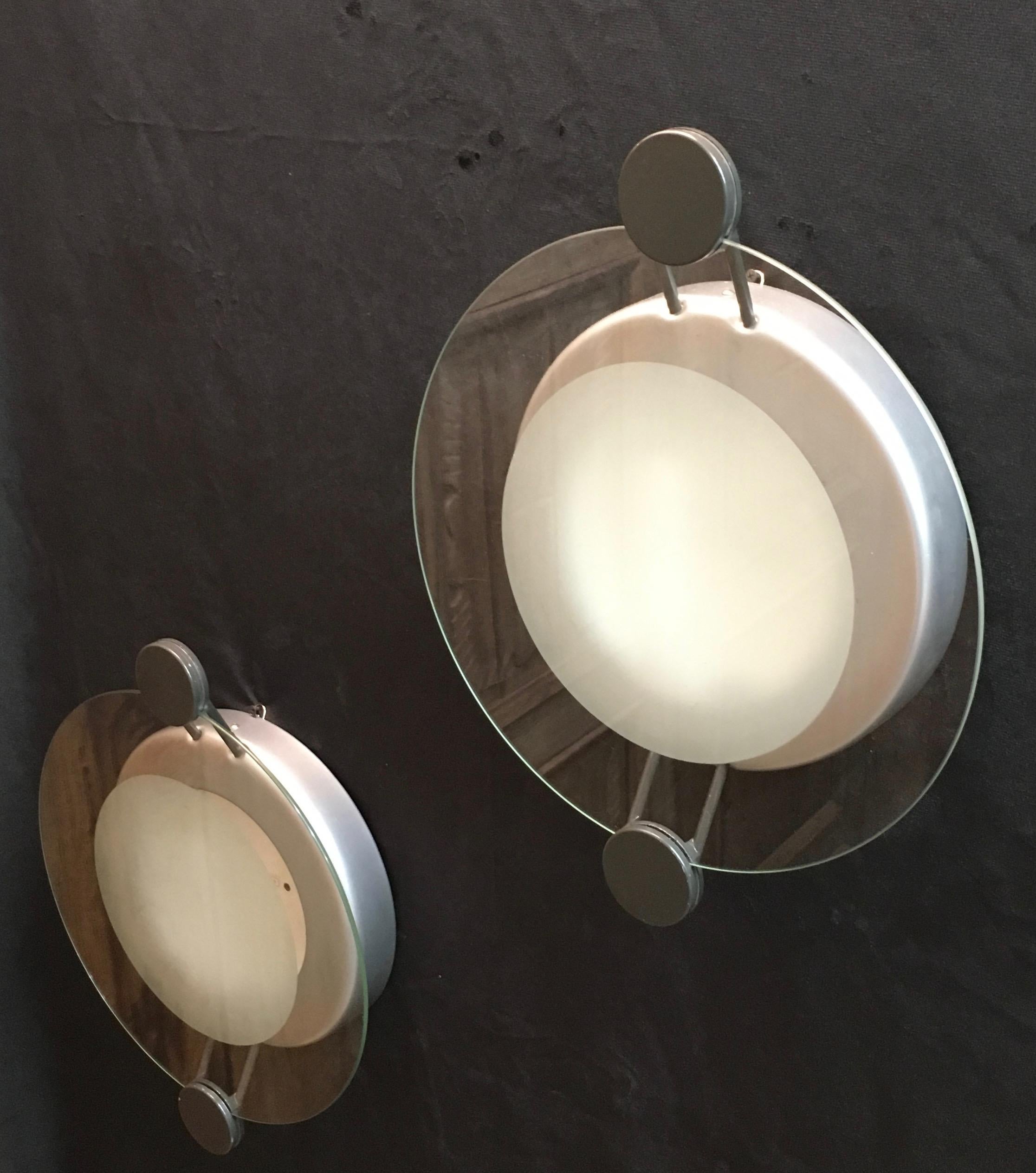 Post-Modern Cyclos Sconce by Michele de Lucchi for Artemide, 1980s For Sale