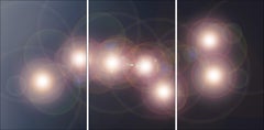 Big Dipper, Space Age Astronomy Triptych, Giclée Print on Paper in Dark Tones