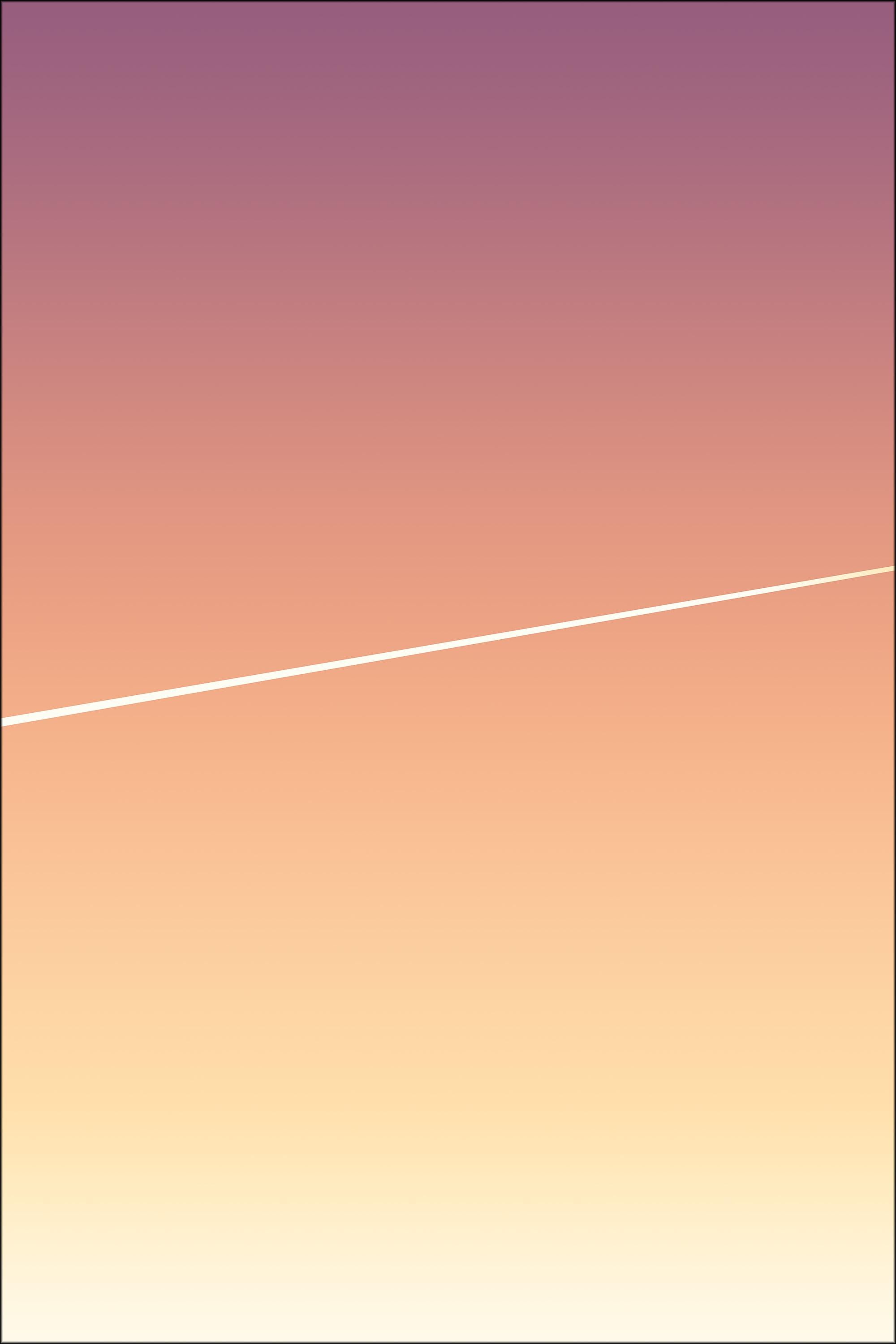 Sky Atmosphere Triptych, Coral Tones Gradient, Sky Cut, Limited Edition Giclée For Sale 1