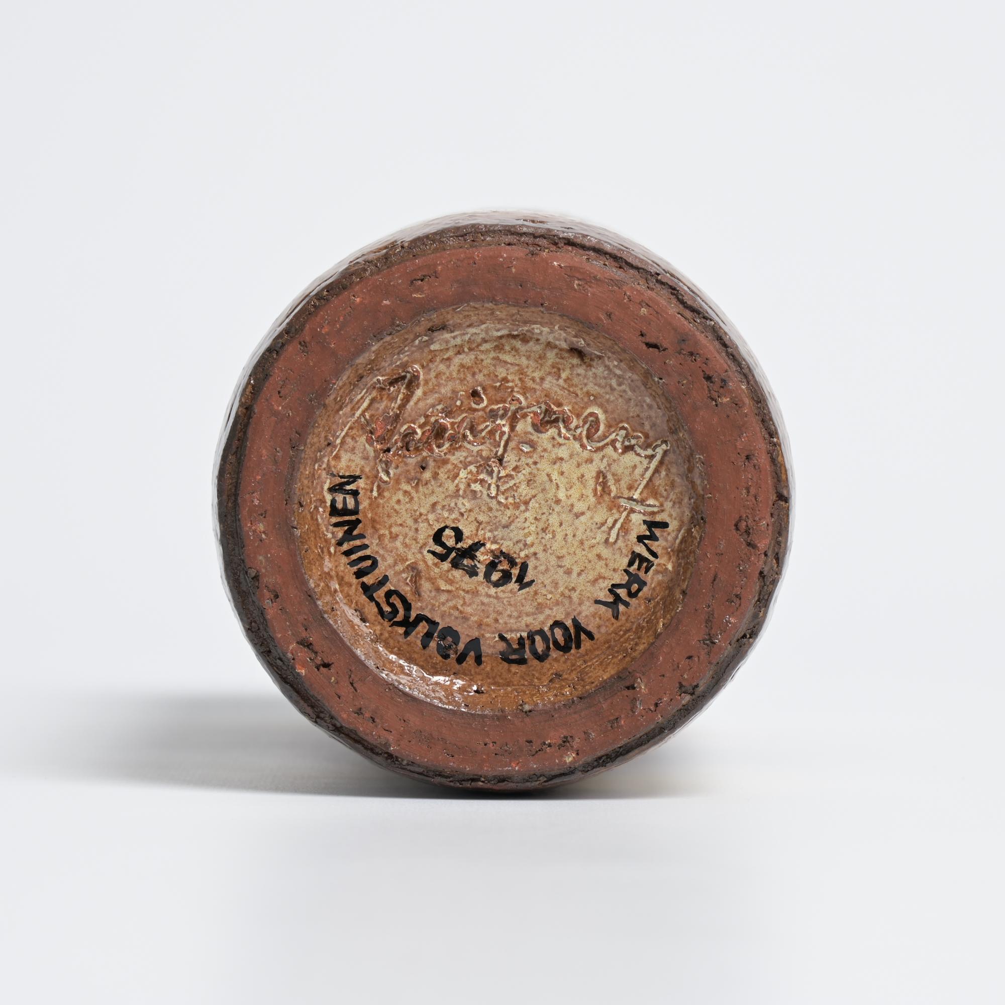 Cylidinrical Vase by Perignem For Sale 7