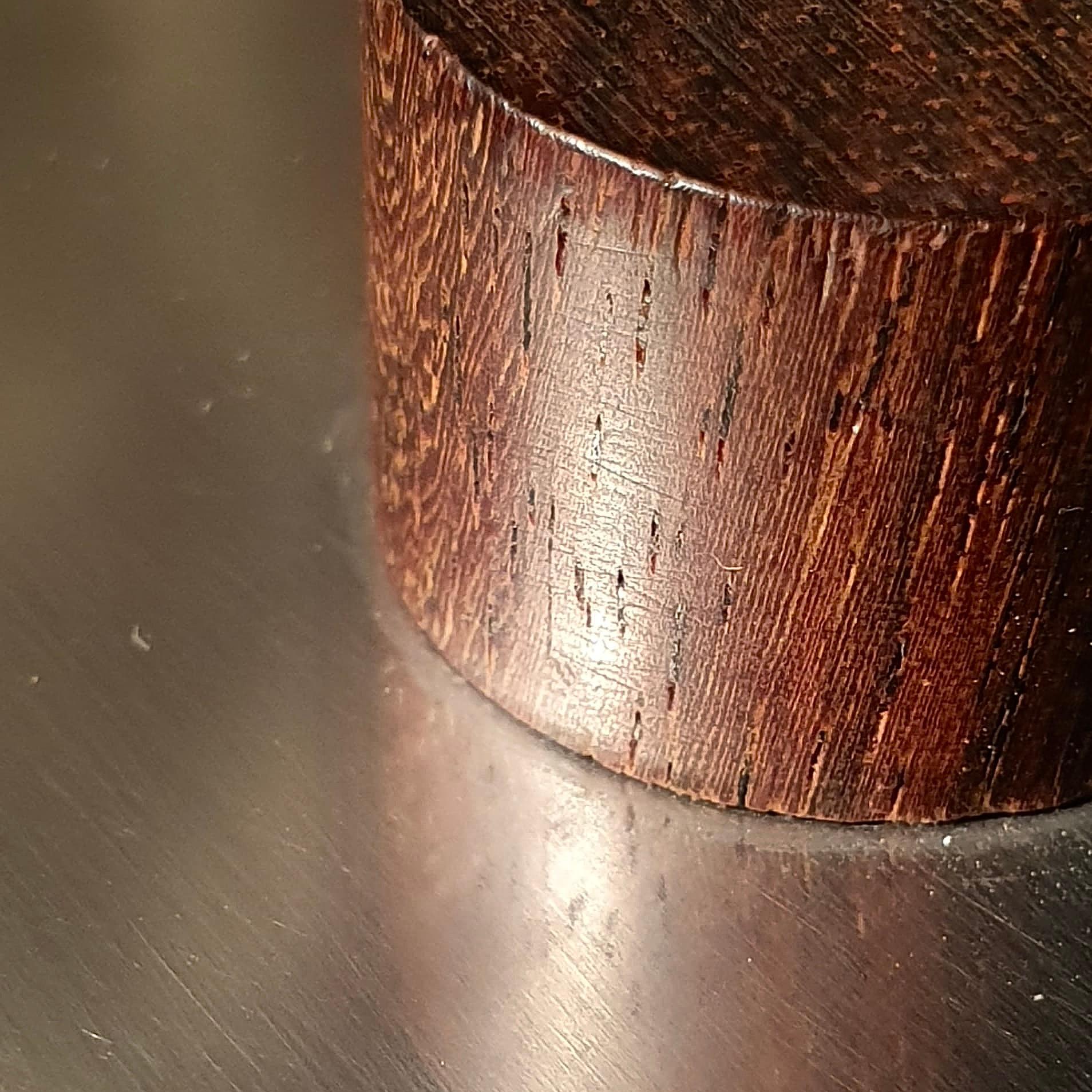 Mid-20th Century Teak and Rosewood Fondue set, Stelton, Peter Holmblad, Denmark, 1960's