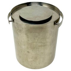 Raffreddatore per champagne MCM in acciaio inossidabile della linea Cylinda di Arne Jacobsen per Stelton