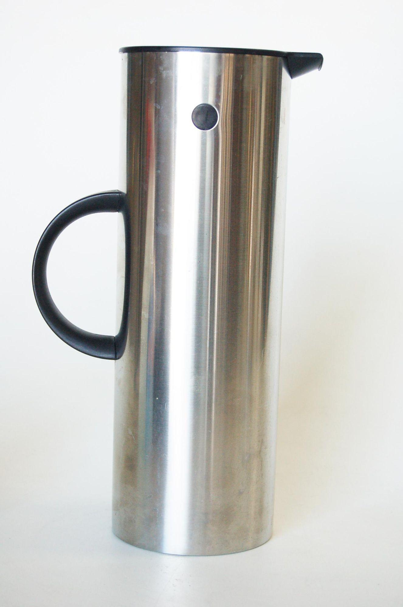 Cylinda Line Thermal Glass Pitcher Erik Magnussen for Stelton, Circa 1967 Made In Denmark.

Thermo Pitcher: 12
