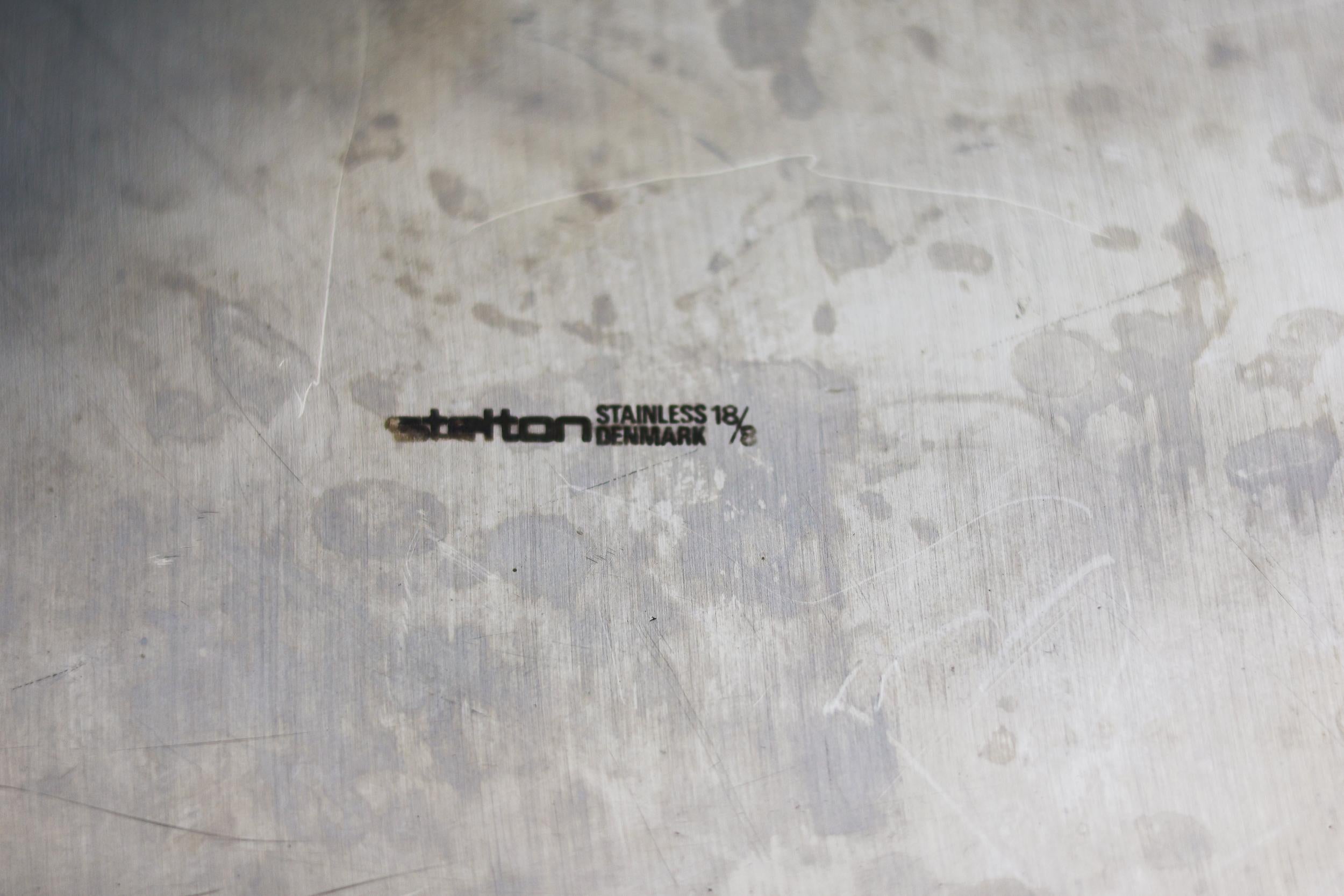 Cylinda Stainless Steel Ice Bucket with Tongs by Arne Jacobsen for Stelton, 1970 im Angebot 3