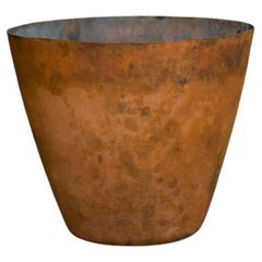 Cylinder Copper Planter Vessel by ORCA