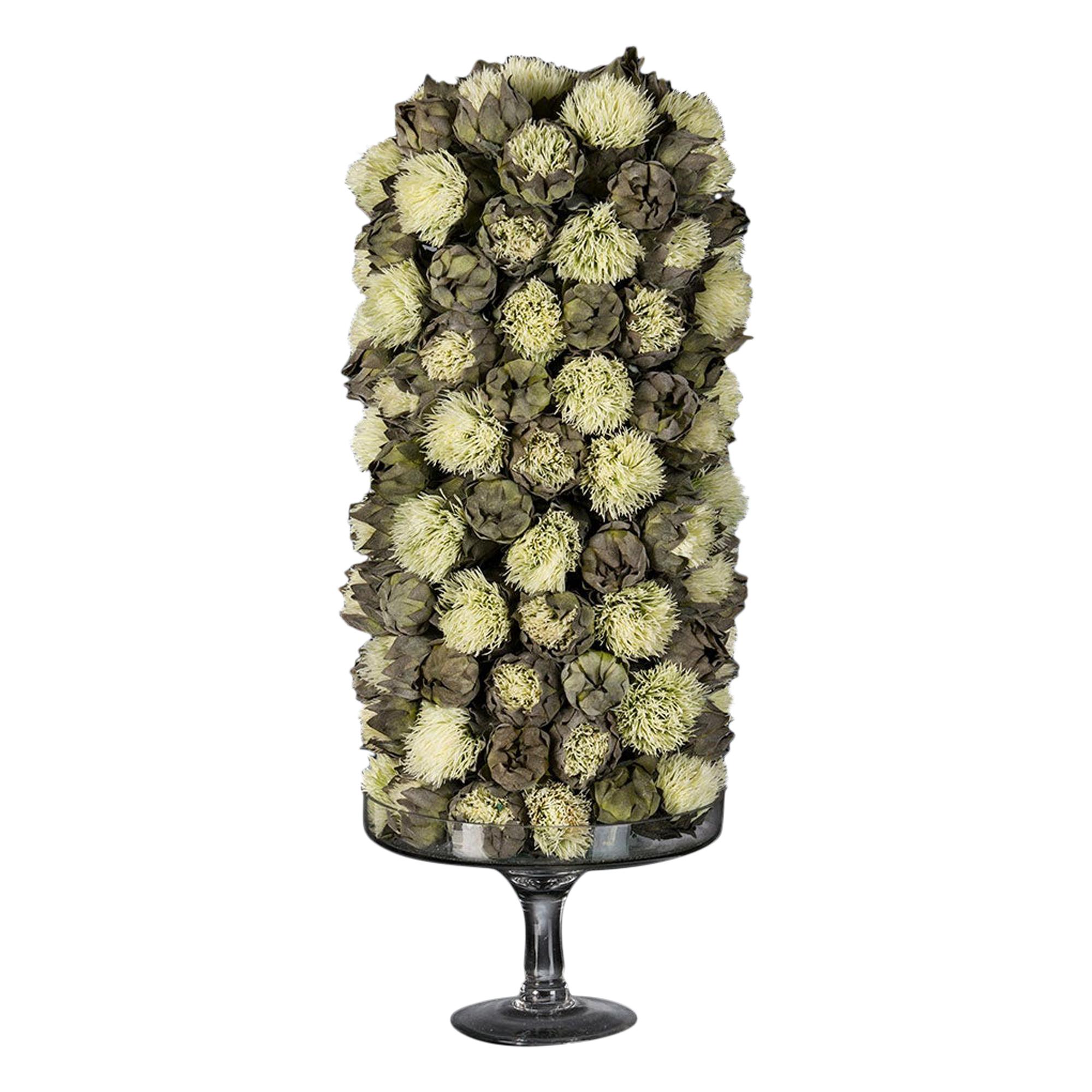 Cylinder Cynar Set Arrangement, Flowers, Italy For Sale