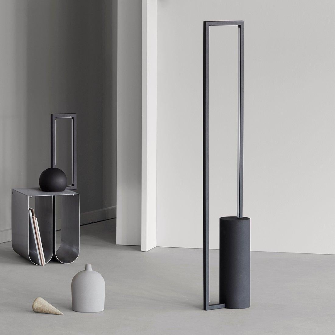 Danish Cylinder Floor Lamp by Kristina Dam Studio For Sale
