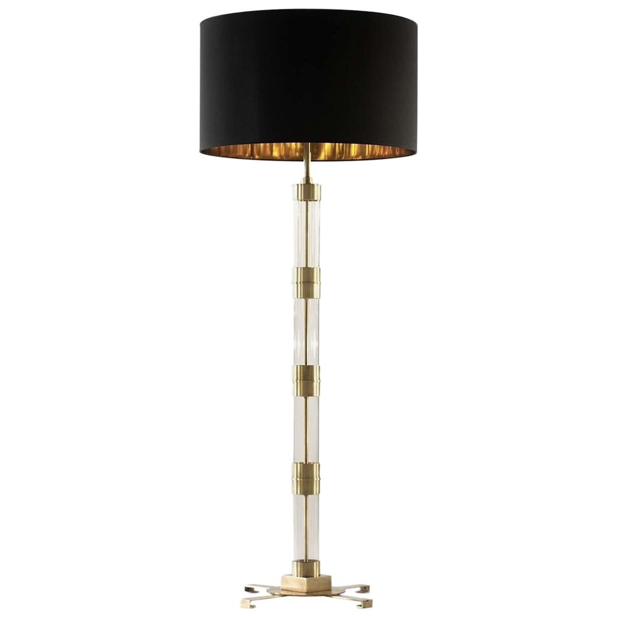 1970's Chrome Cylinder Floor Lamp at 1stDibs