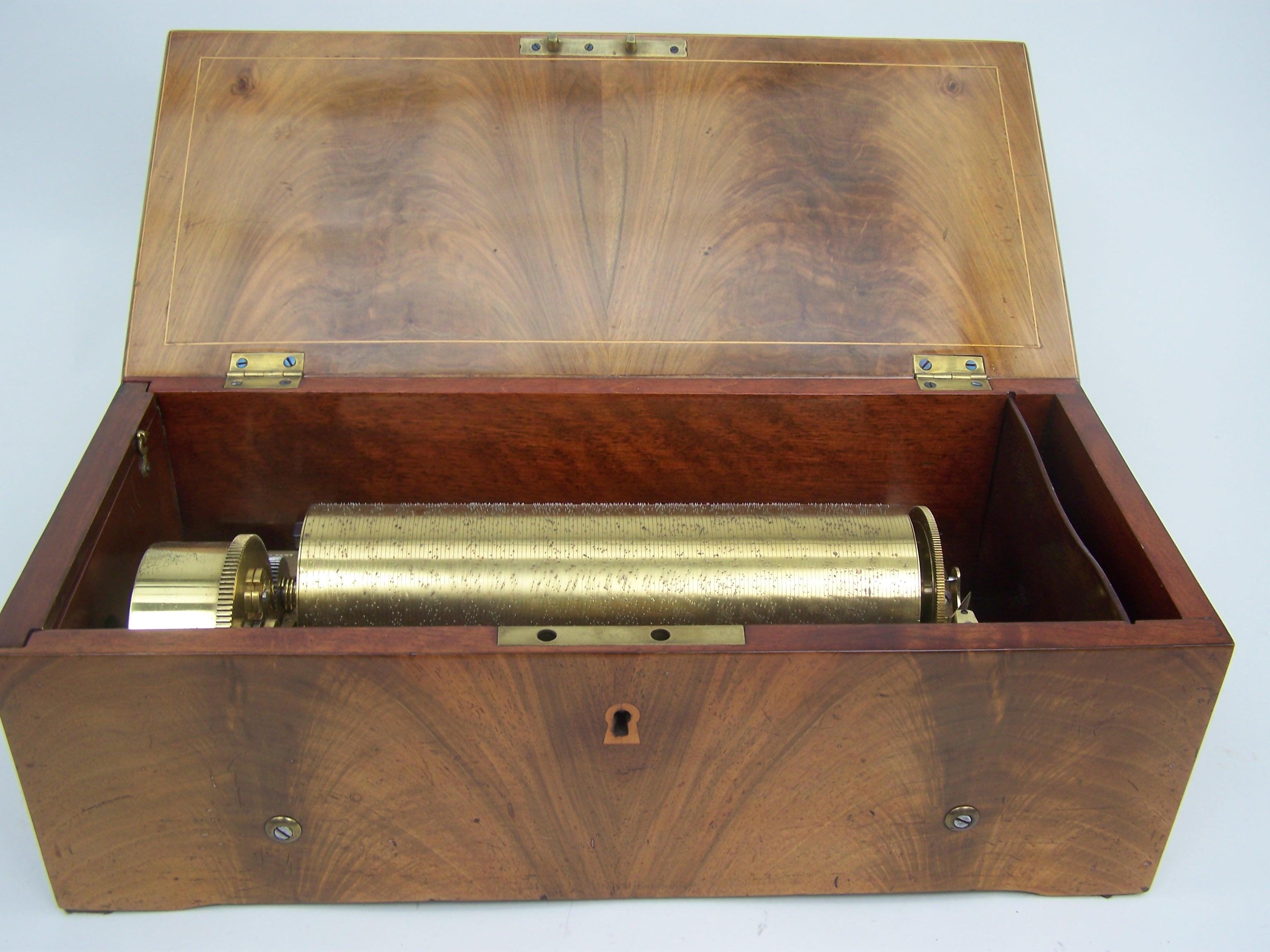 Swiss Cylinder Musical Box by Nicole Freres (Geneva) For Sale