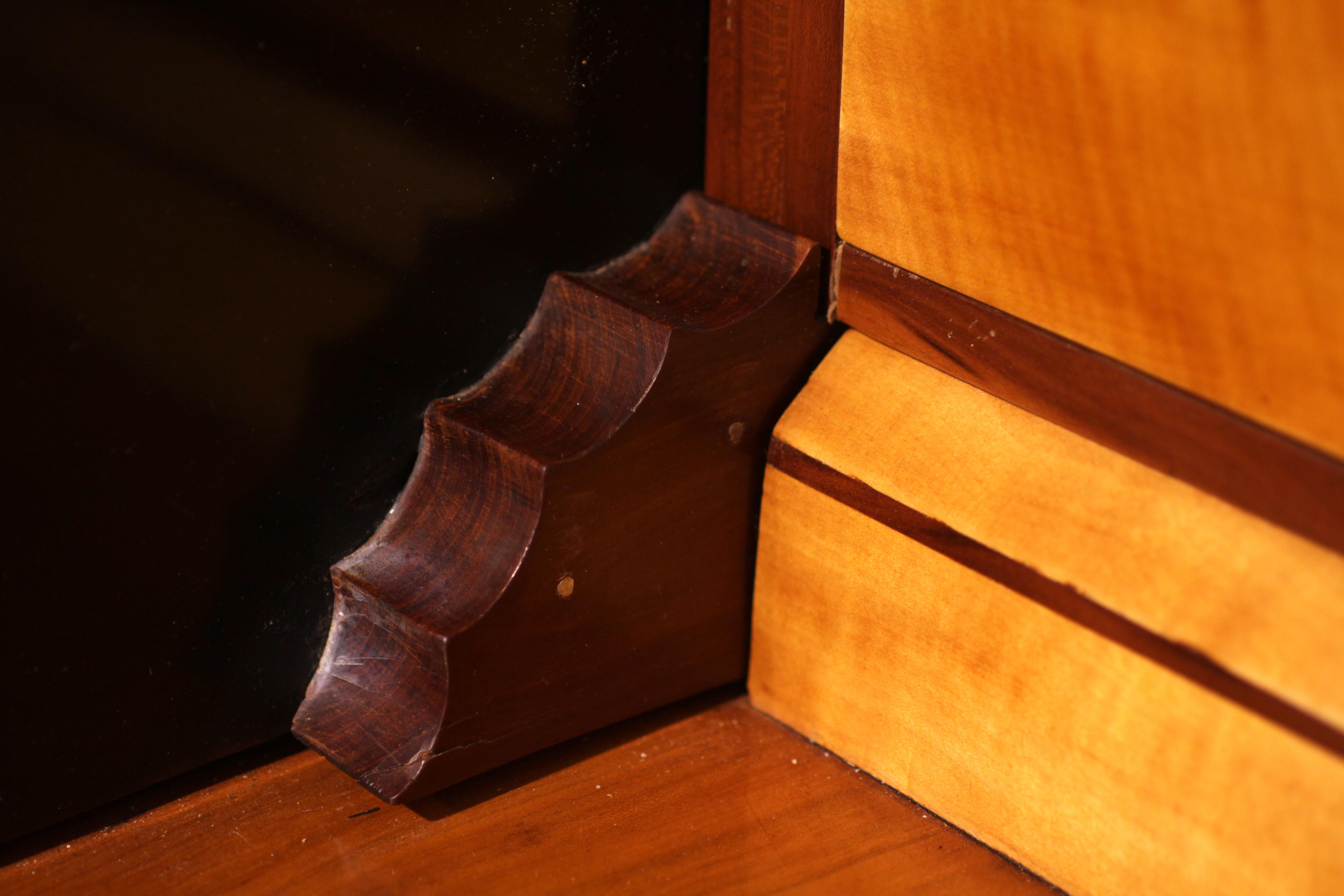 Cherry Cylinder Secretaire, Walnut, South Germany, circa 1820