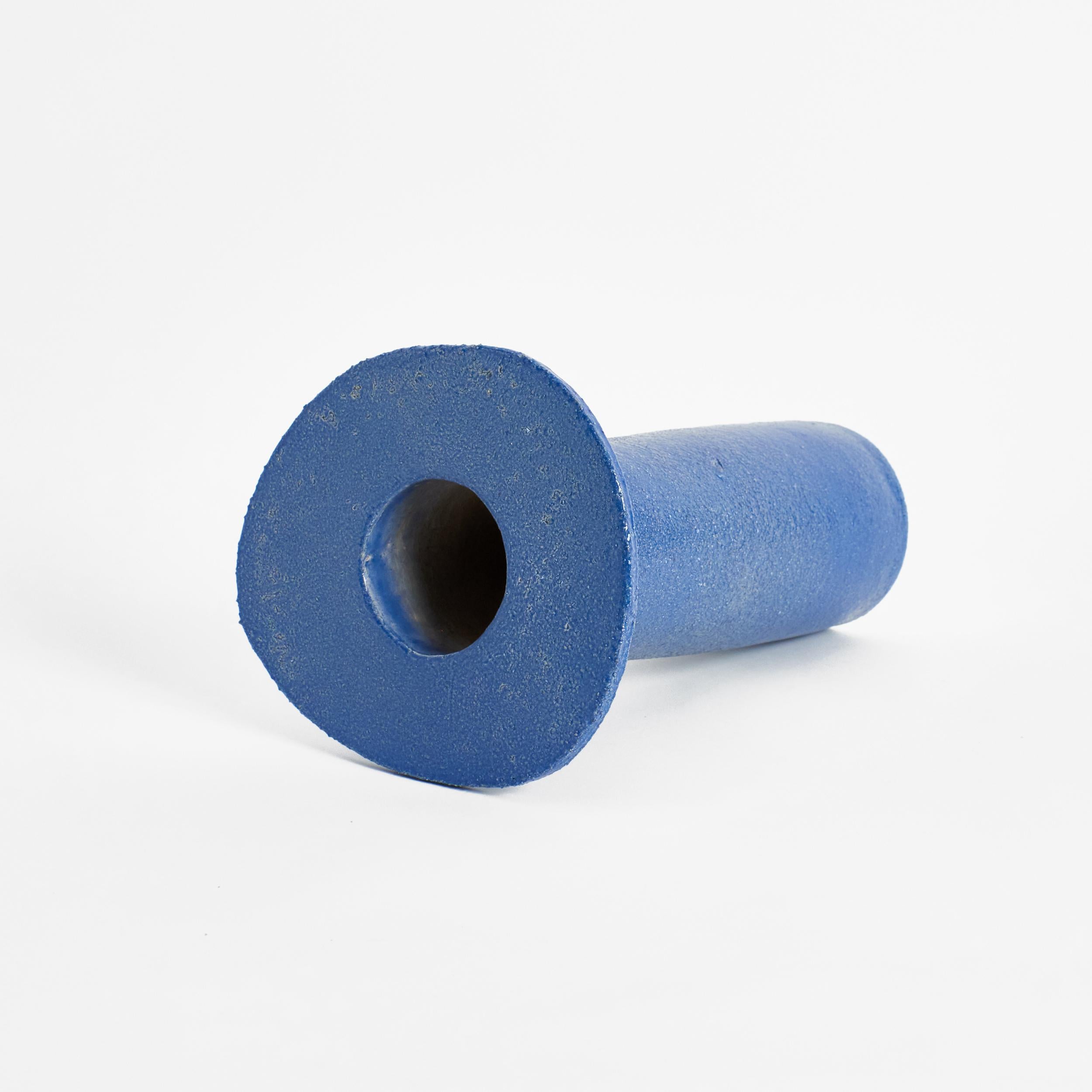 Cylinder Vase in Blue by Project 213A In New Condition In Geneve, CH