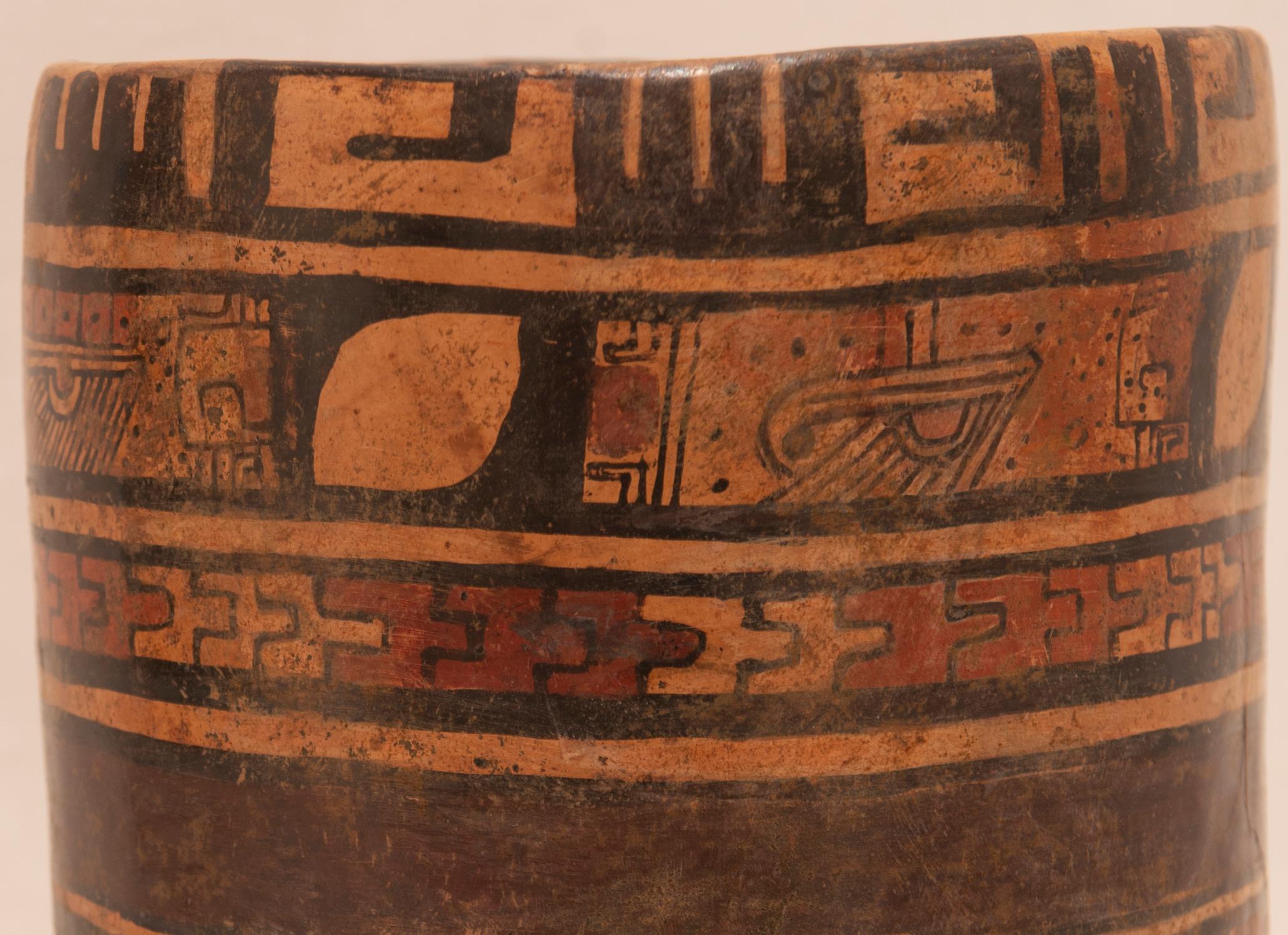 Pre-Columbian Cylinder Vessel