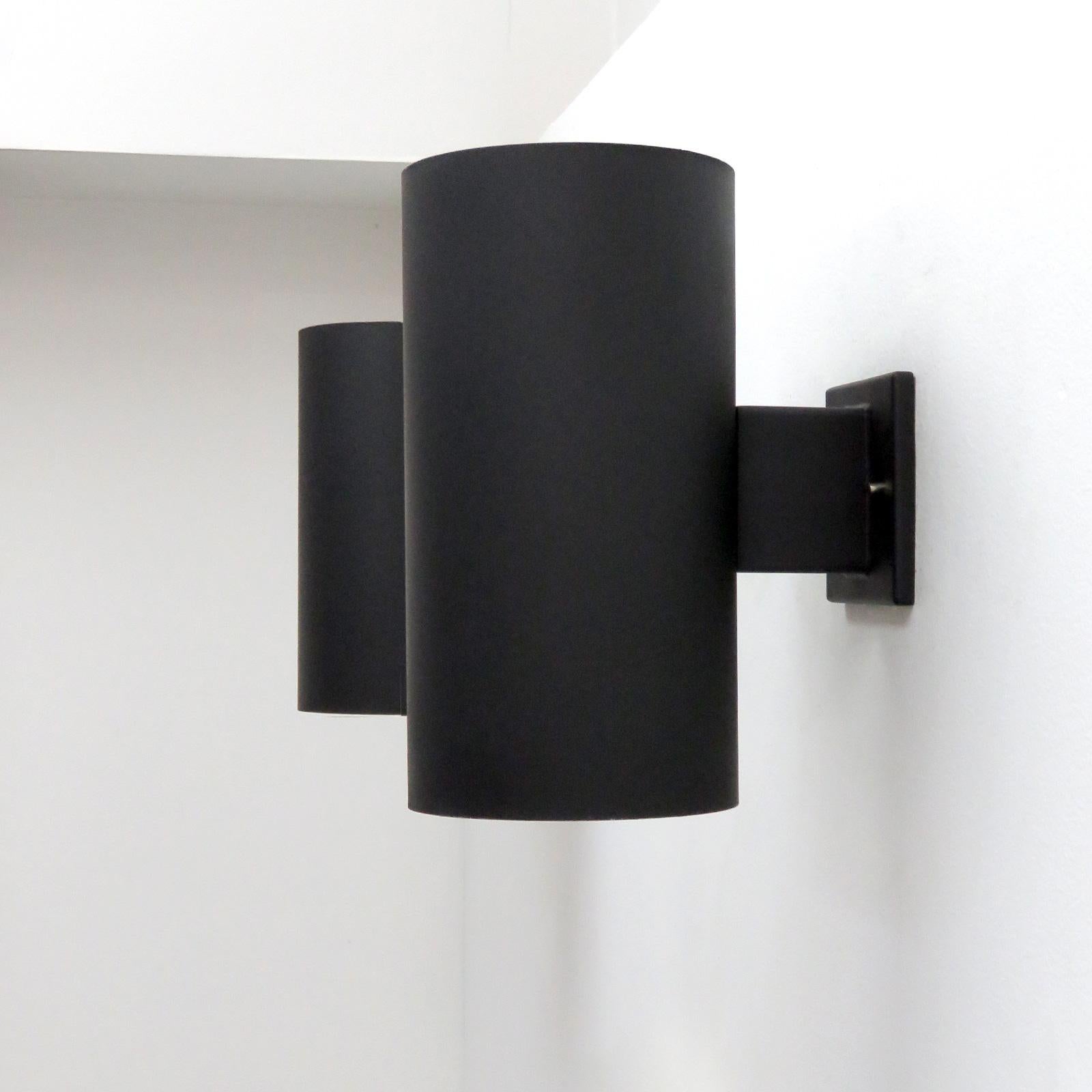 Danish Cylinder Wall Light by Ella & John Meiling for Louis Poulsen, 1970 For Sale