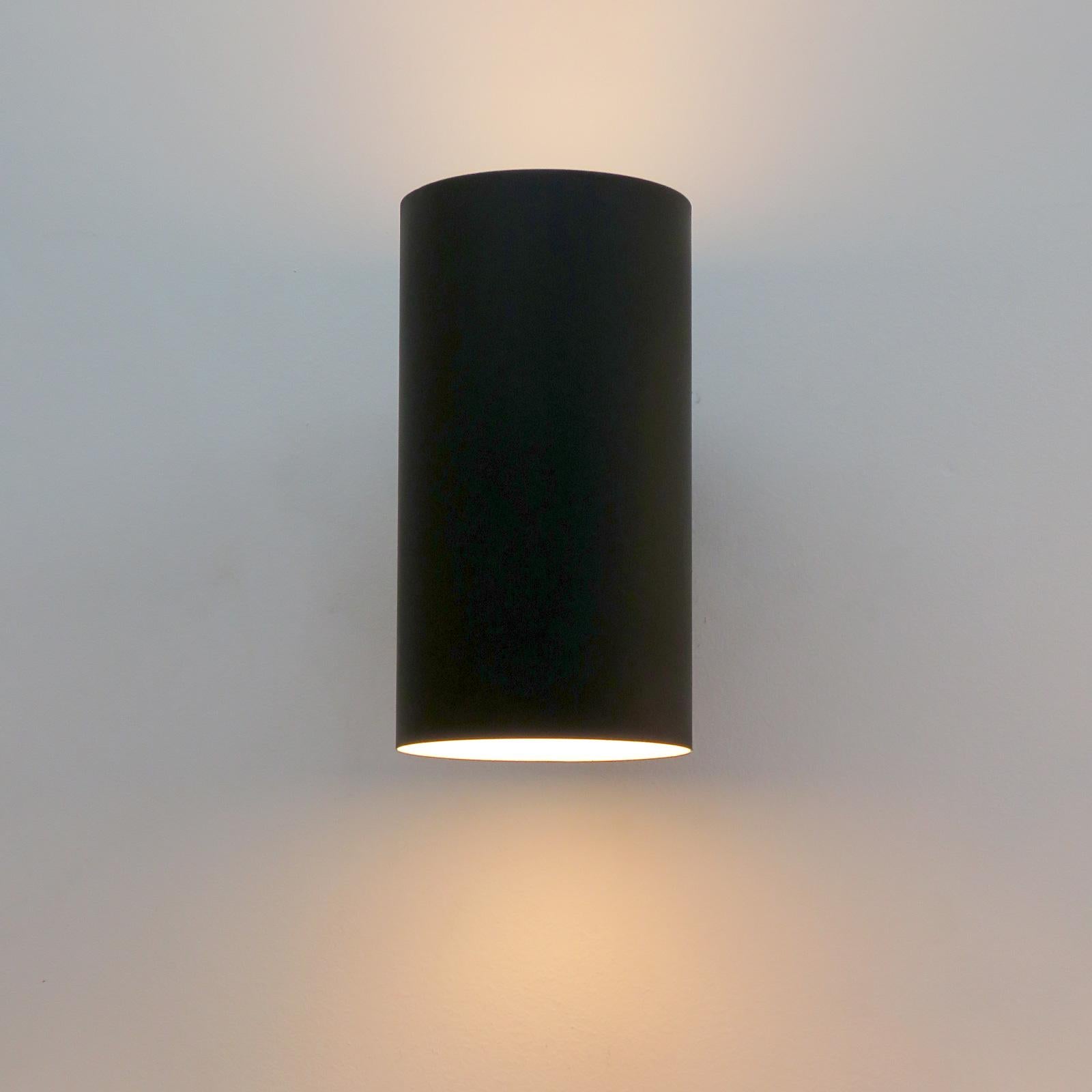 Metal Cylinder Wall Light by Ella & John Meiling for Louis Poulsen, 1970 For Sale