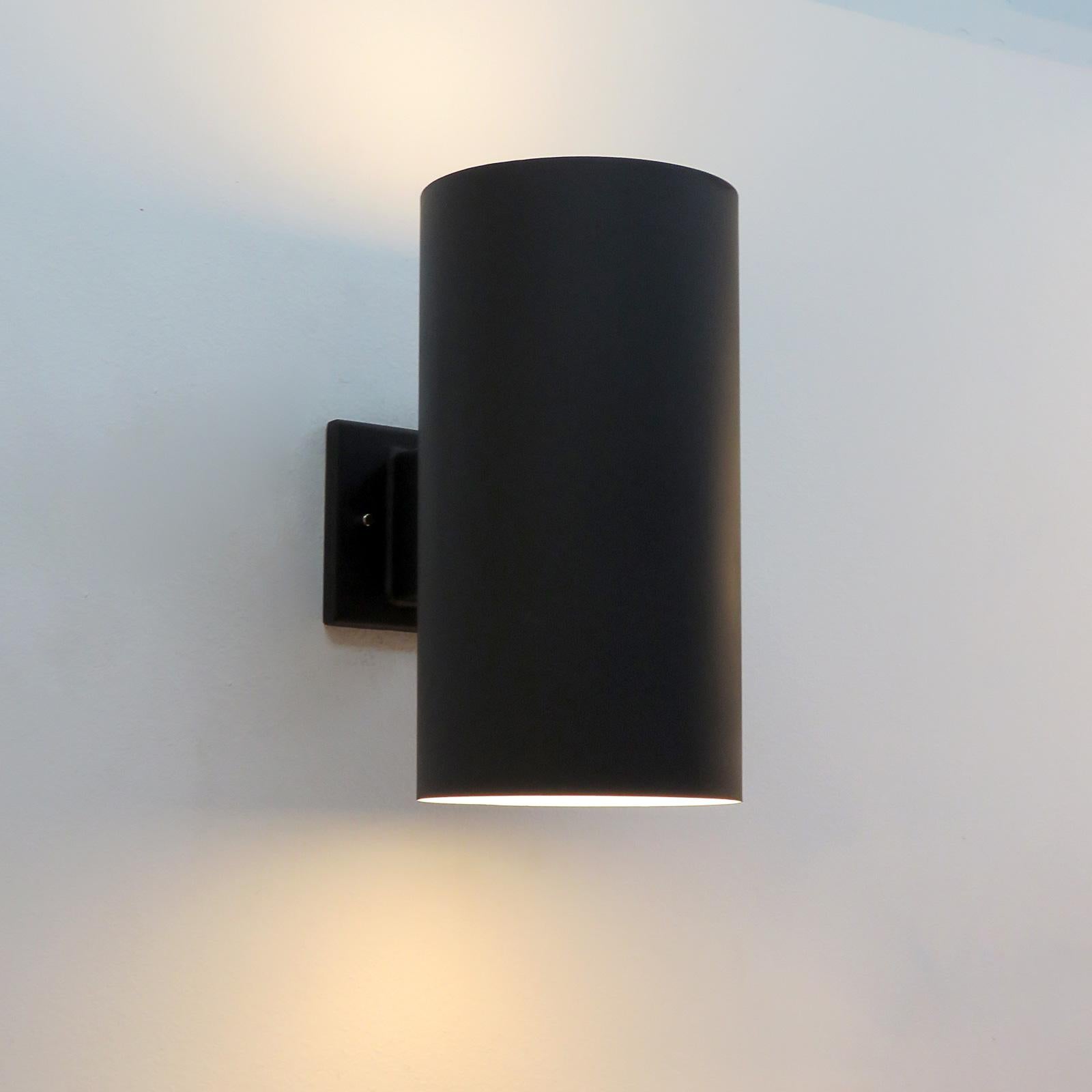 Cylinder Wall Light by Ella & John Meiling for Louis Poulsen, 1970 For Sale 1