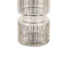 Cylindrical 980/1000 Sterling Silver Handmade Italian Vase by Barbara Forni