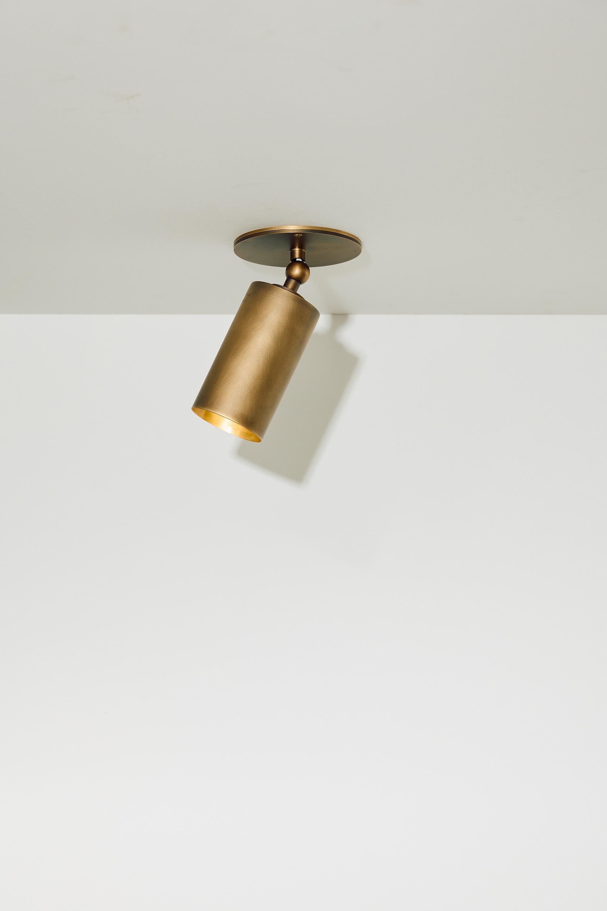 Laiton Spot monopoint cylindrique en laiton en vente