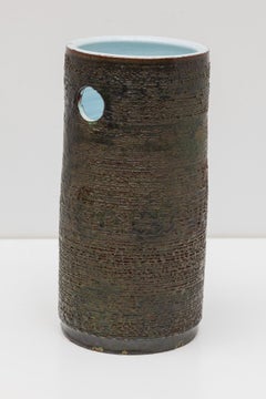 Cylindrical Ceramic Umbrella Stand by Perignem, 1960s