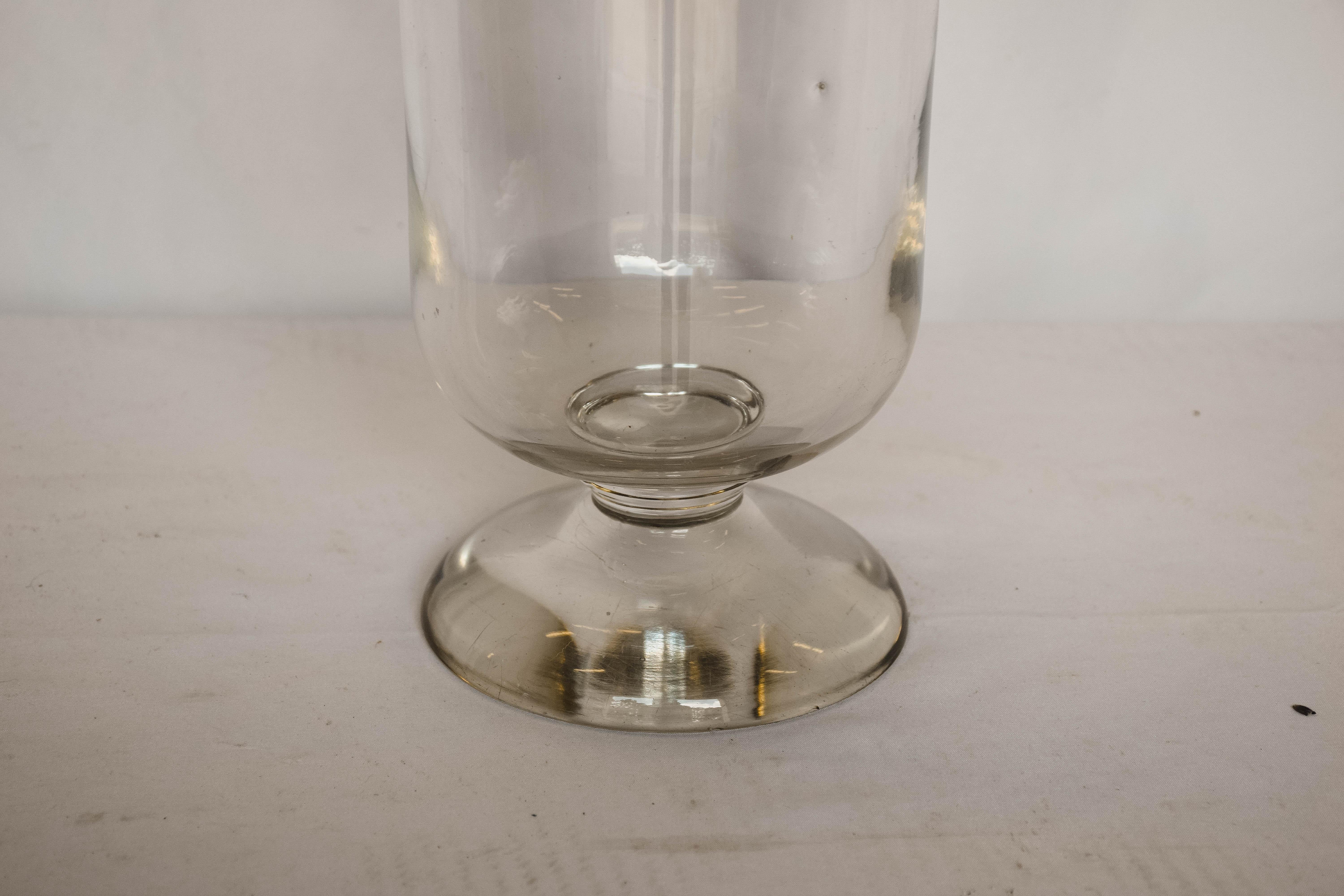 Cylindrical Glass Jar 1