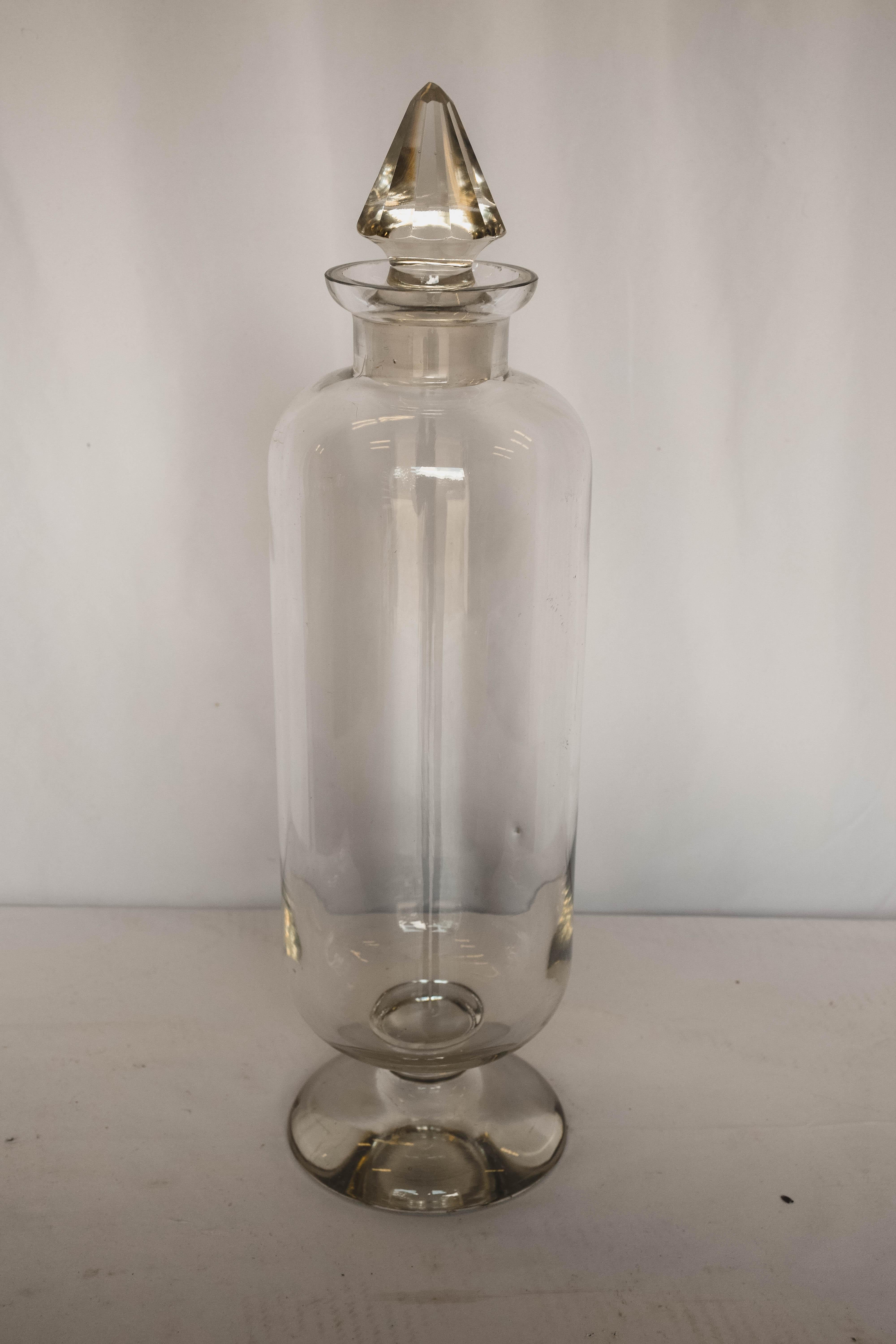 Cylindrical Glass Jar 3