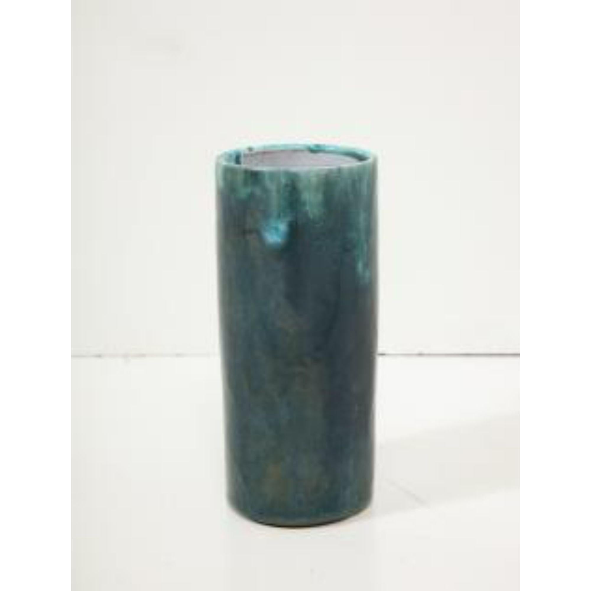 Sleek studio vase created in the storied ceramics community of Biot, France.

