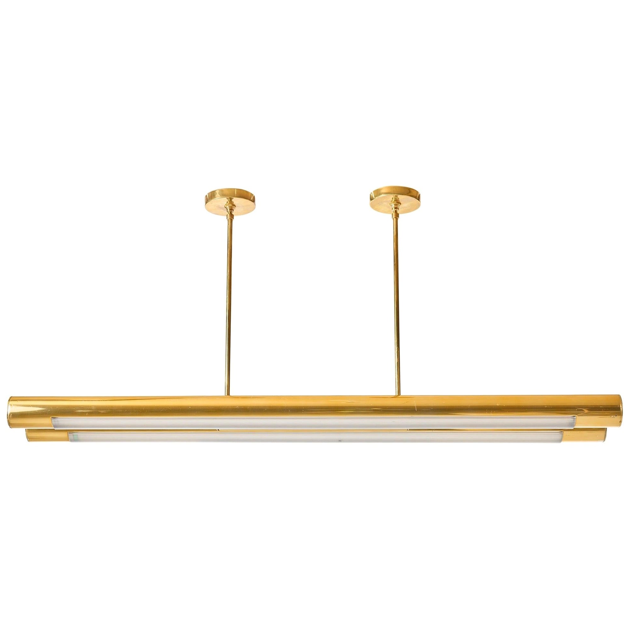 Cylindrical Hanging Lamp from USA For Sale