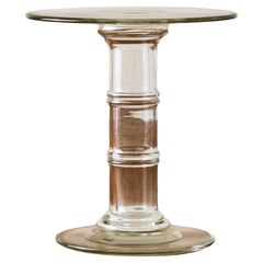 Cylindrical Murano Side Table