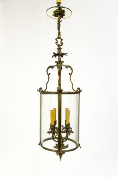 Cylindrical Regency Foliate Lantern