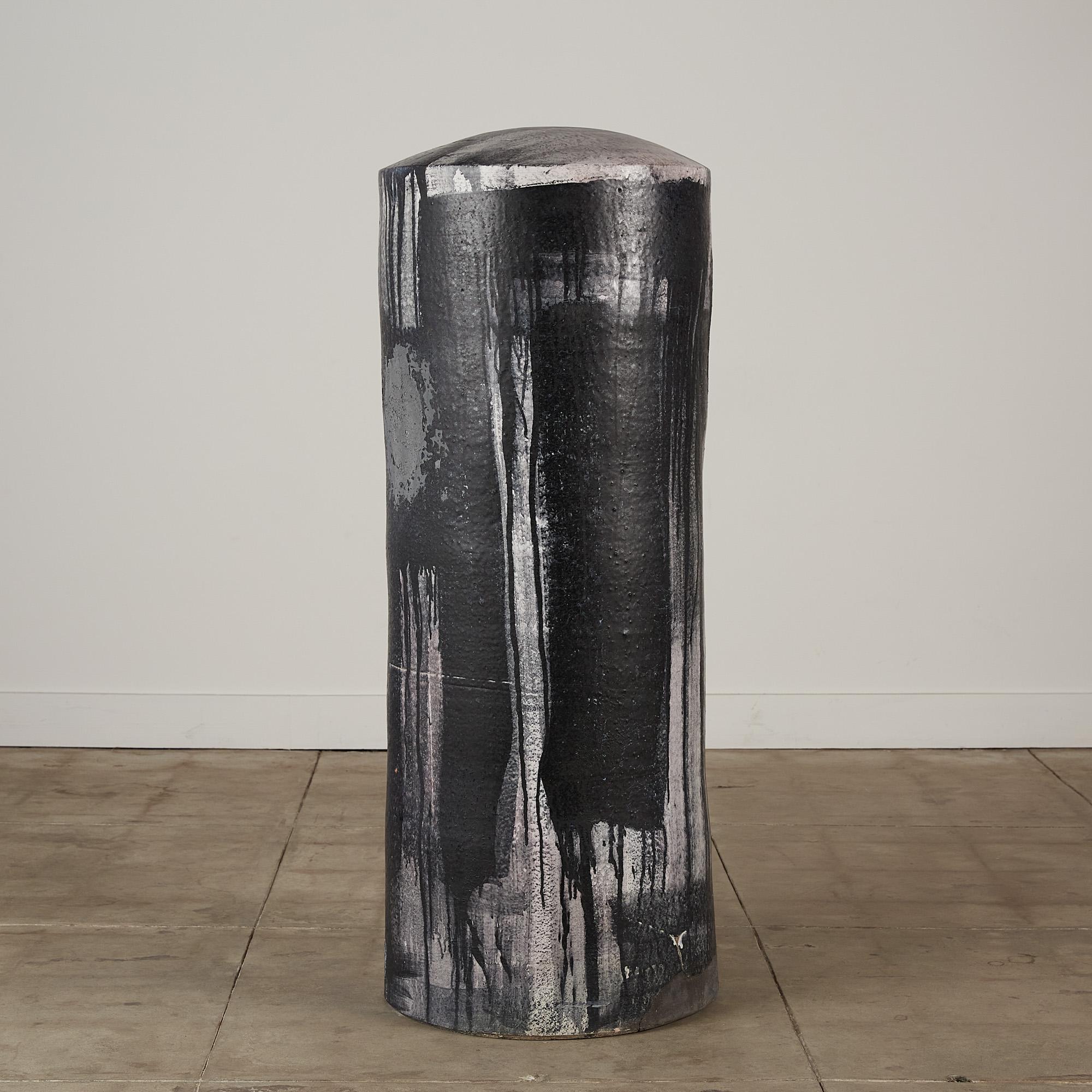 American Cylindrical Sculpture by Darcy Badiali For Sale
