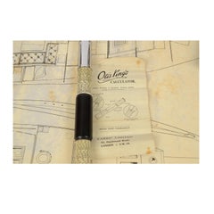 Cylindrical Slide Rule 1930s, Chromed Brass