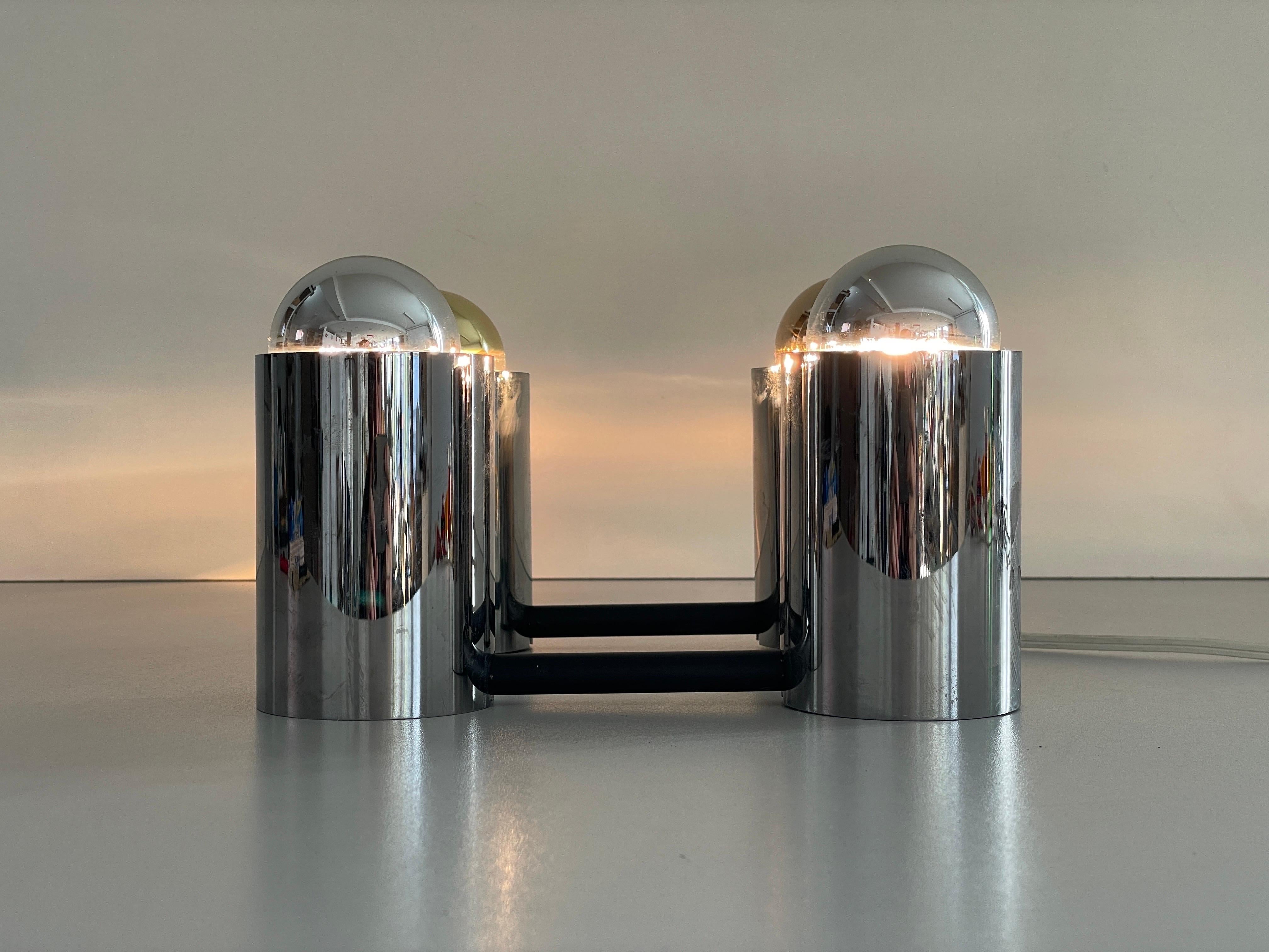 Cylindrical Square Design Flush Mount Ceiling Lamp by Beisl, 1960s, Germany For Sale 10