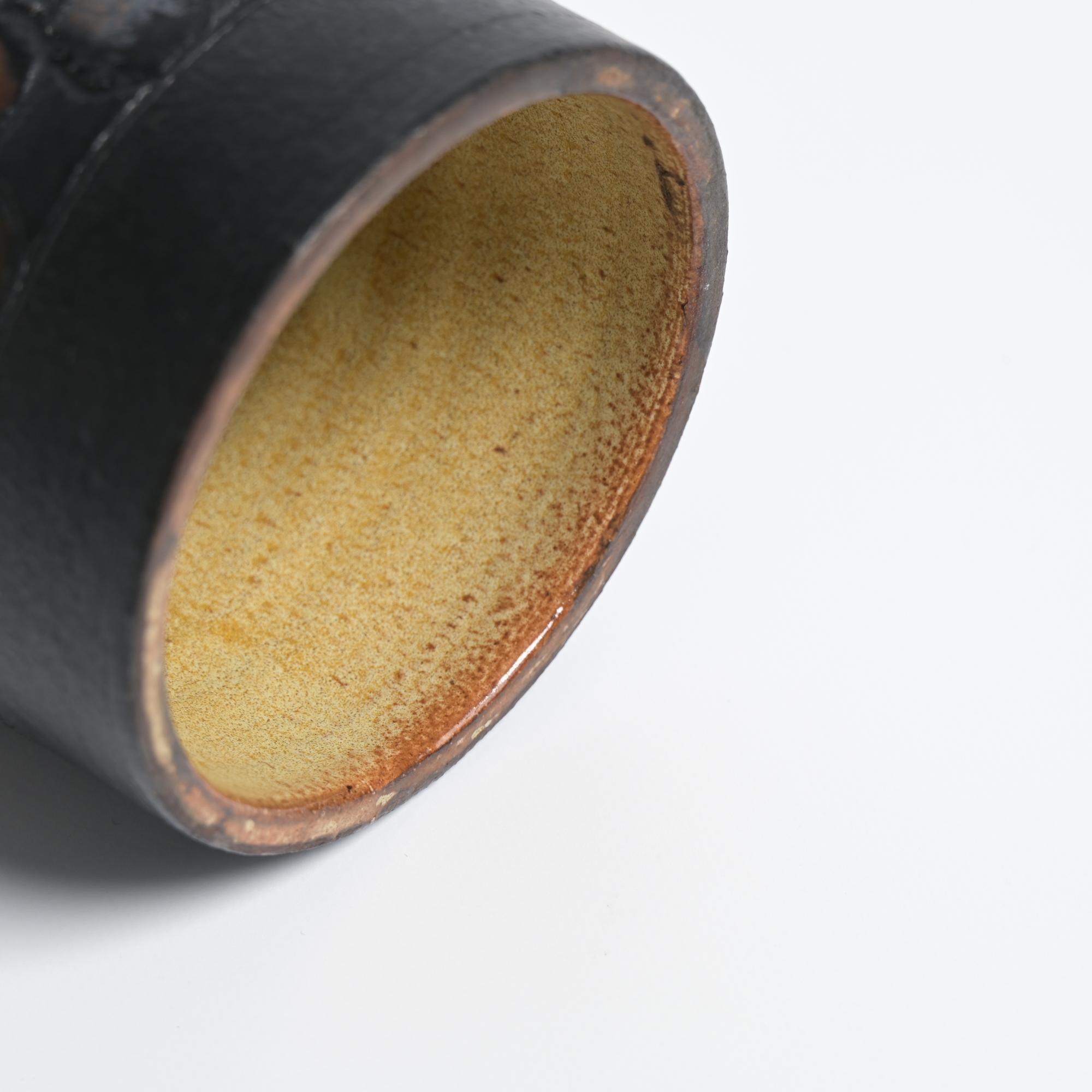 Cylindrical Vase by Perignem For Sale 12