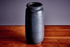 Zylindrische Vase mit kristalliner Glasur von Walter Zander Deutschland 1970er Jahre