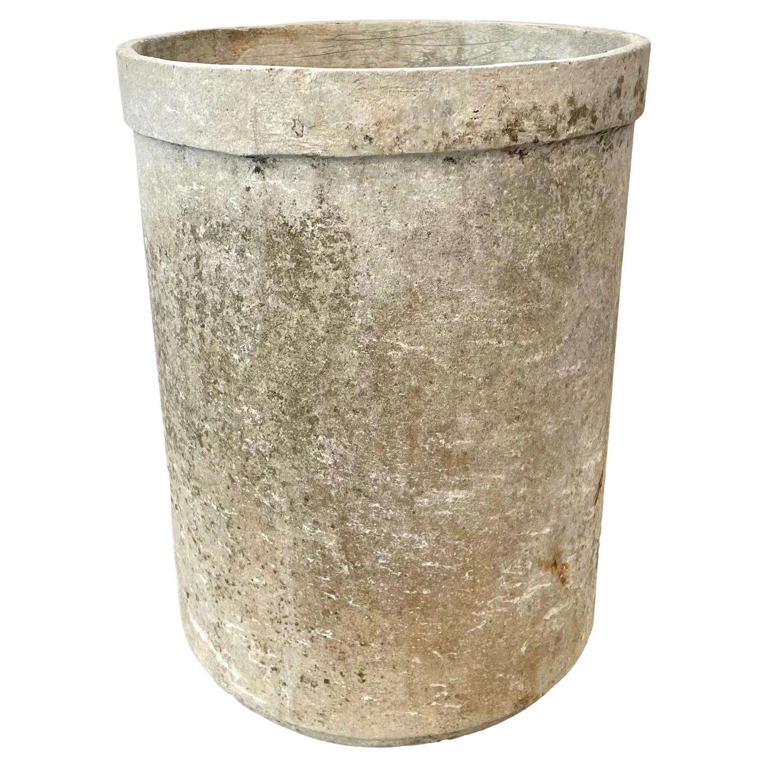 Stained Palm Tree Trunk Planter at 1stDibs staining palm tree trunks