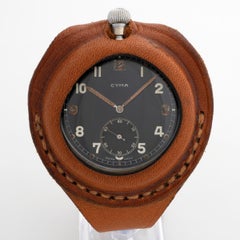 Cyma British Army G.S.T.P Pocket Watch MOD Broad Arrow. 775 Manual Mmt, Mid 1940