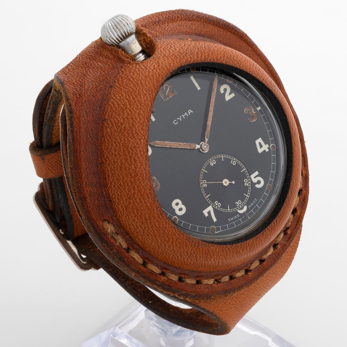 Cyma British Army G.S.T.P Pocket Watch MOD Broad Arrow. 775 Manual Mmt, Mid 1940 Bon état à Canterbury, England