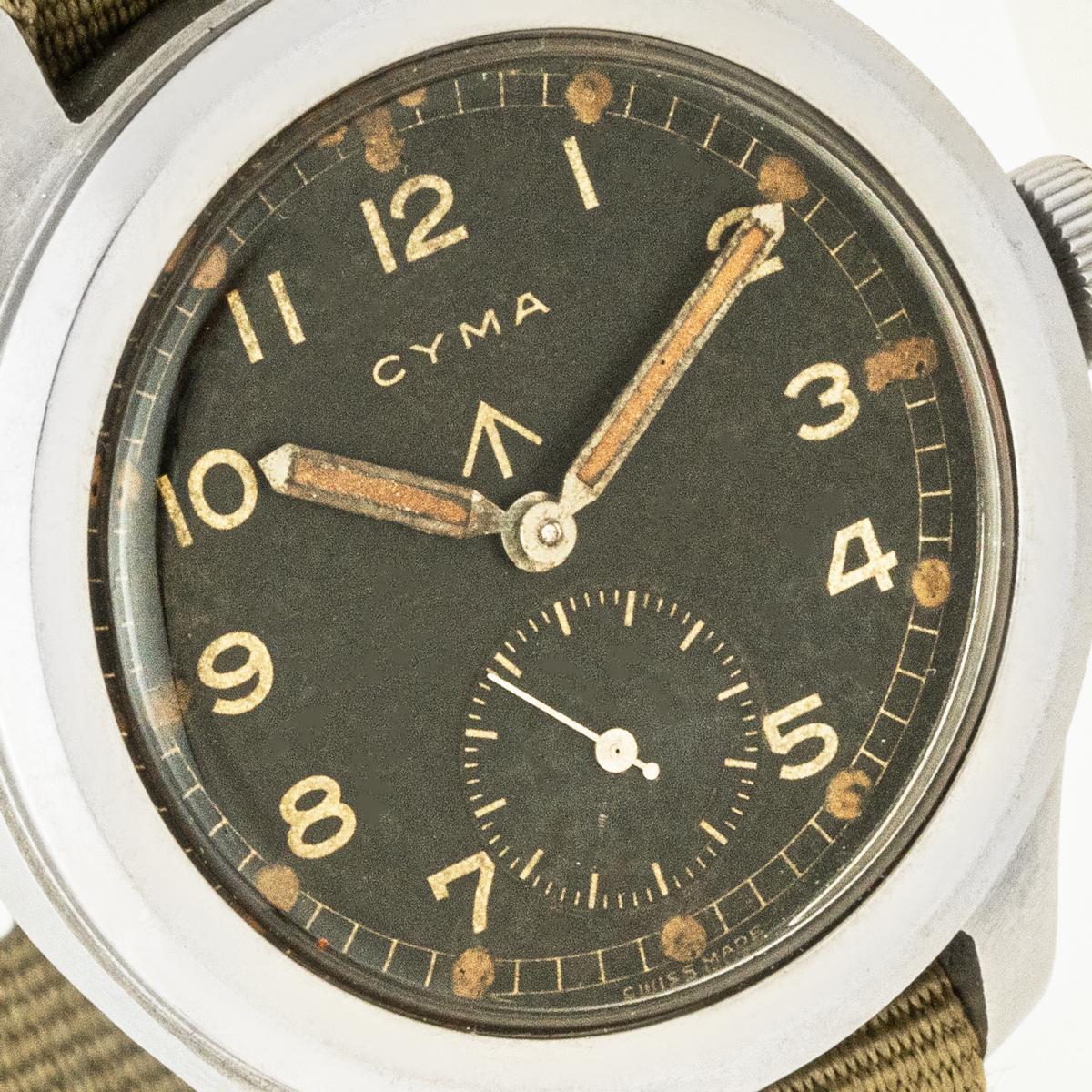Cyma Dirty Dozen WWII Military Steel Pour hommes en vente