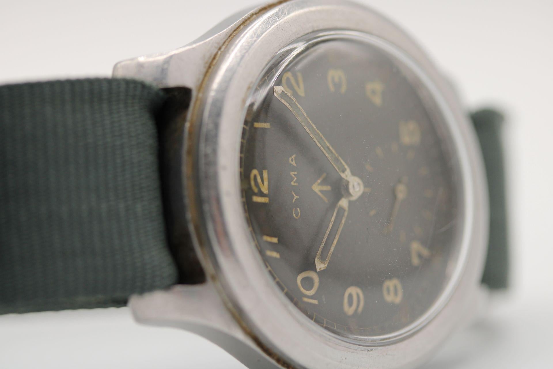 Cyma WWW Britische Militäruhr 'Schmutziges Dutzend' um 1940 2