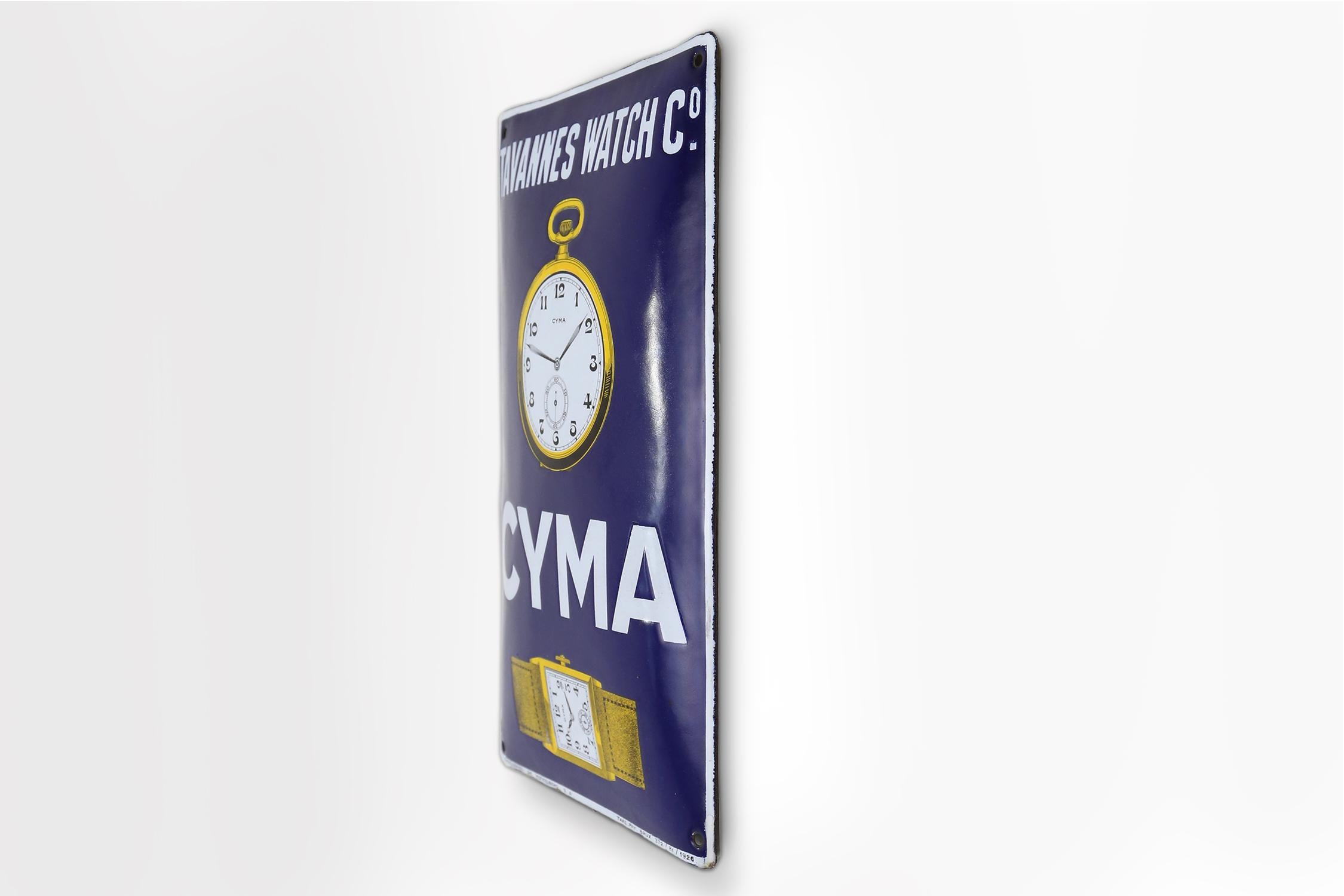 Cyma emanel advertising sign 1926 For Sale 1